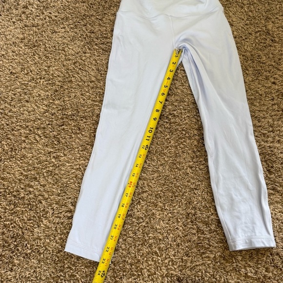 Lululemon Align High-Rise Crop 23" Pastel Blue Leggings Size 6 - Picture 10 of 13